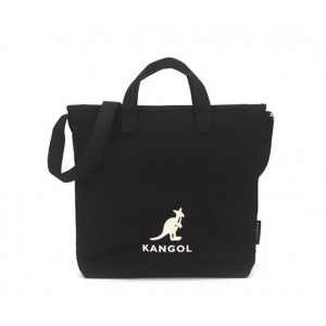 Kangol Mark Canvas Two-Way ToteBag- Black 3825 